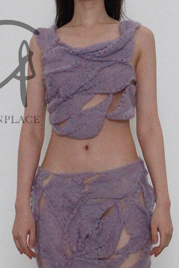 RUI Crochet Top RUIFW21CR02 Purple Lilac